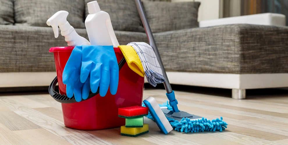 Professional cleaning supplies